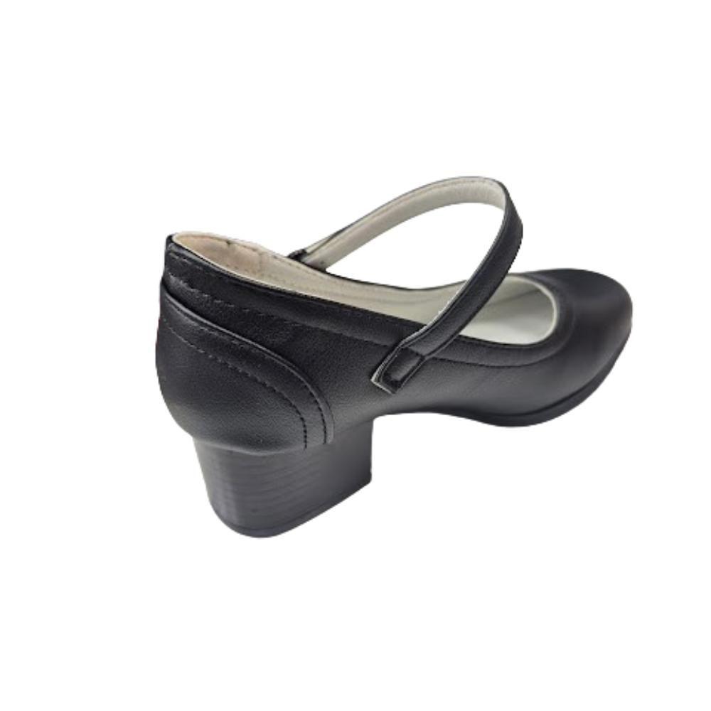 Zapato de Cueca Huasa Niña Negro-1