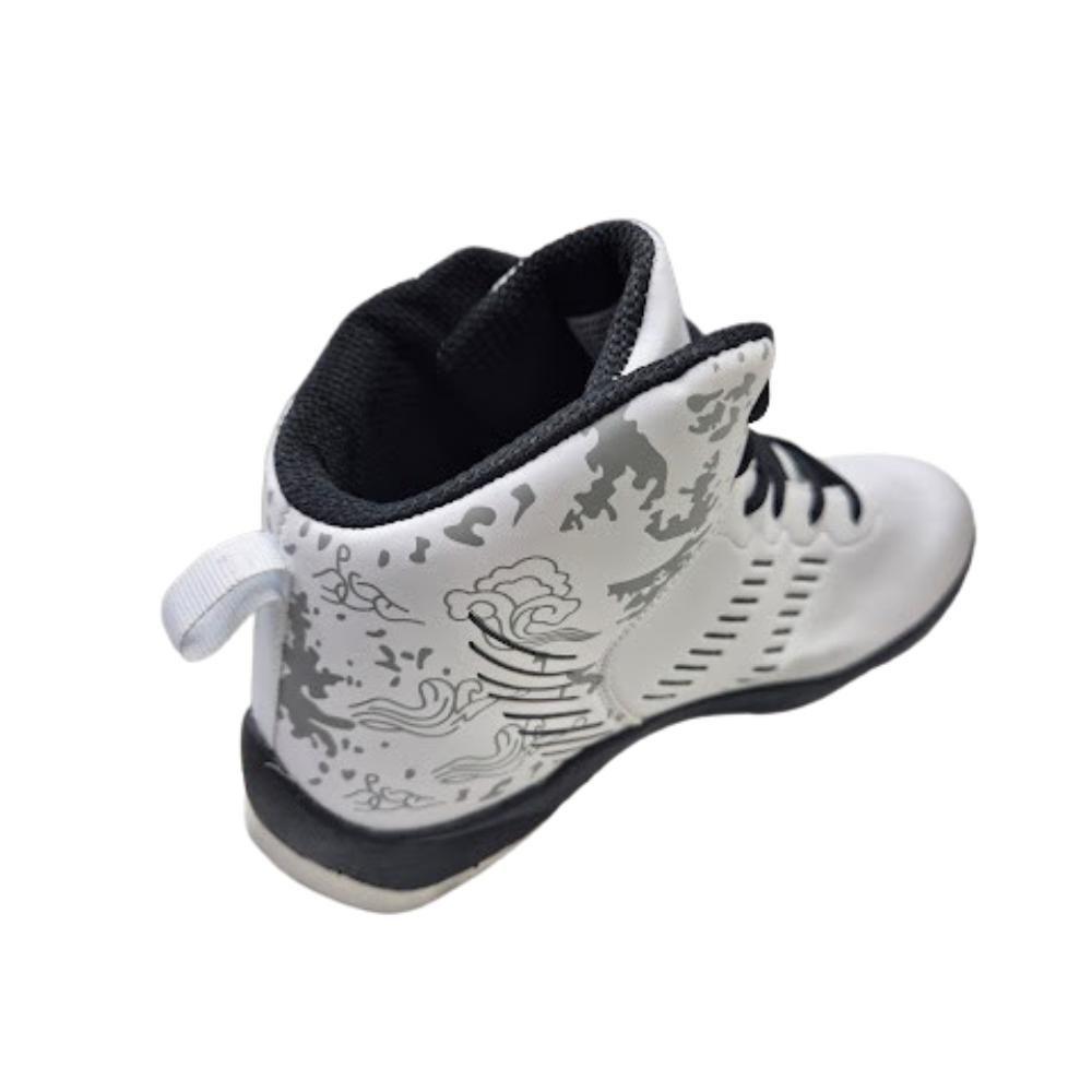 Zapatilla Urbana Hombre Blanco Con Caña-1