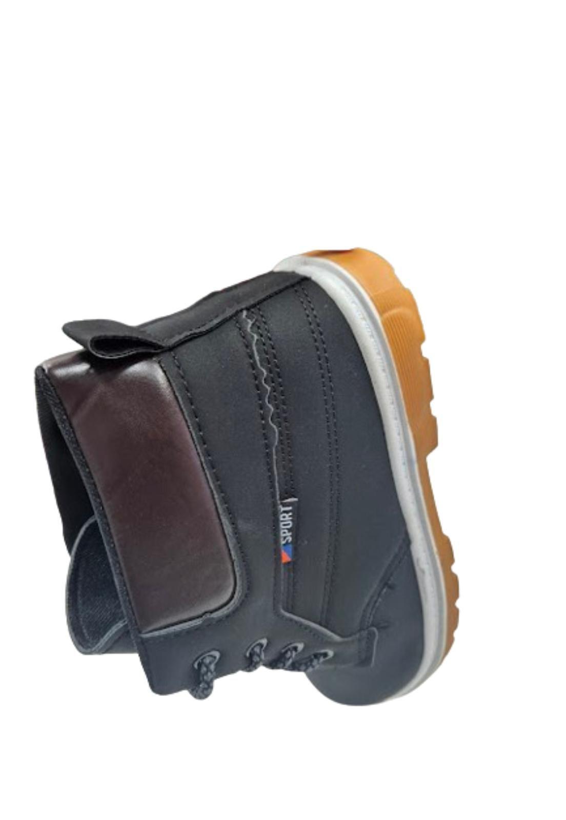 Botín Urbano Negro Cordón Unisex-3