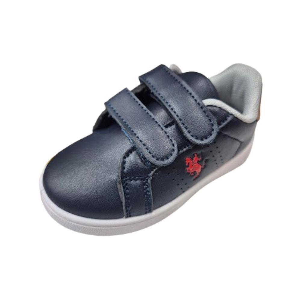 Zapatilla Urbana Azul Doble Velcro Niño-0