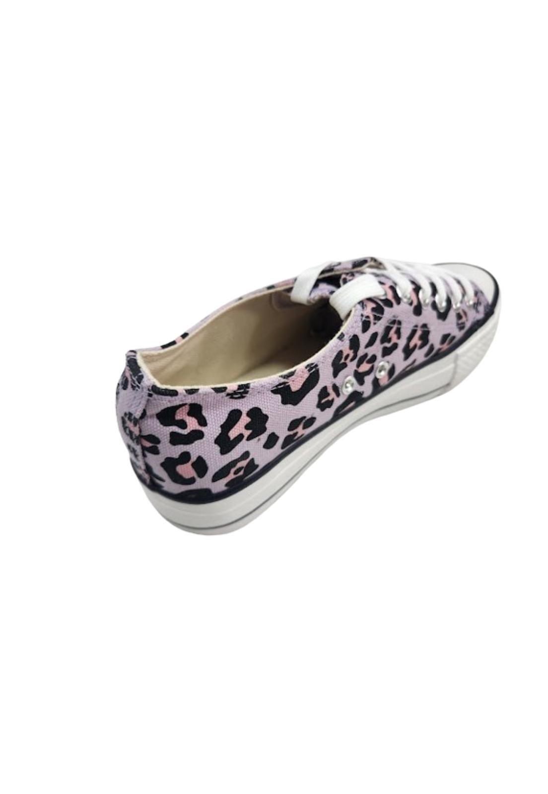 Zapatilla Urbana Lona Morado Mujer-1