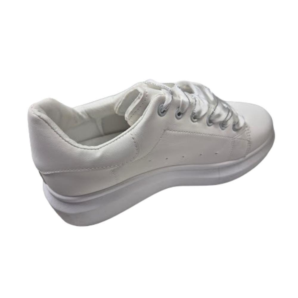 Zapatilla White Mujer Liviano Blanco-1