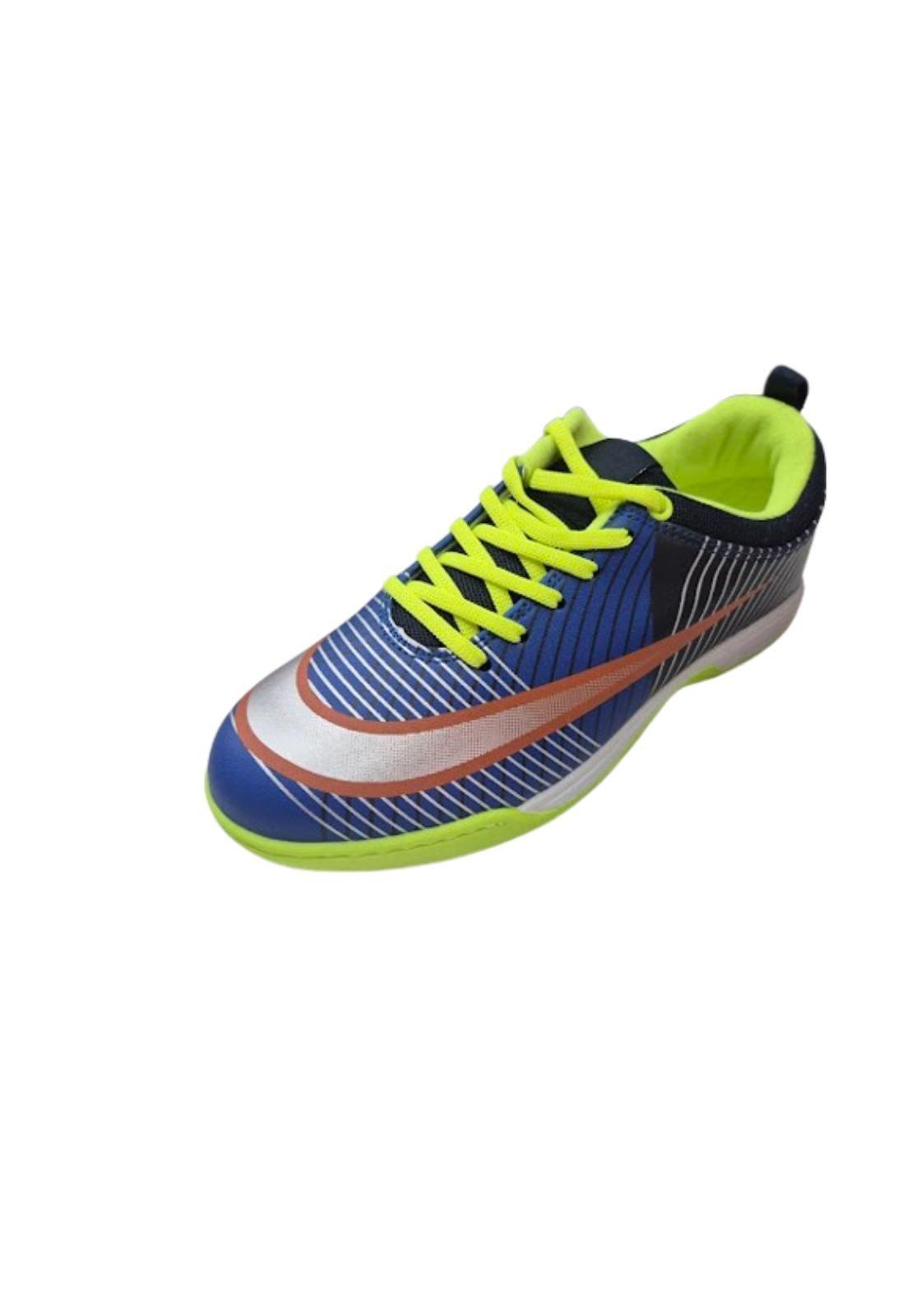 Zapatilla Deportiva Niño Azul Velcro-0