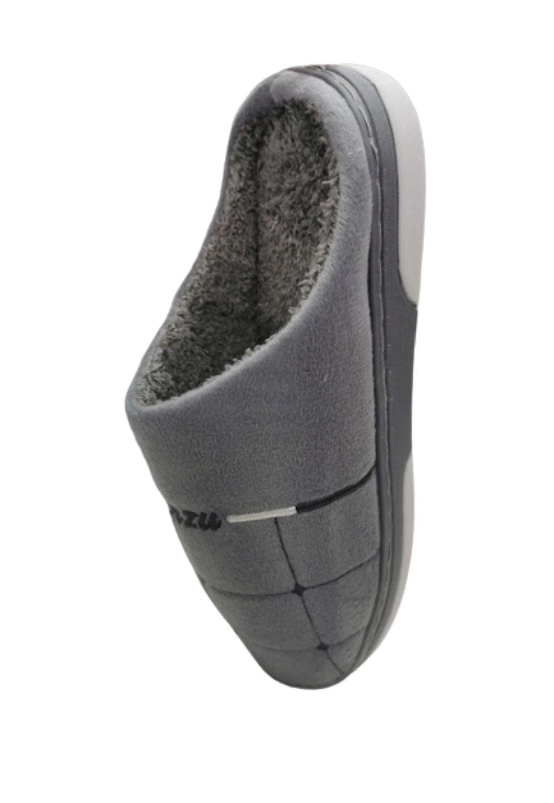 Pantufla Hombre Gris-1