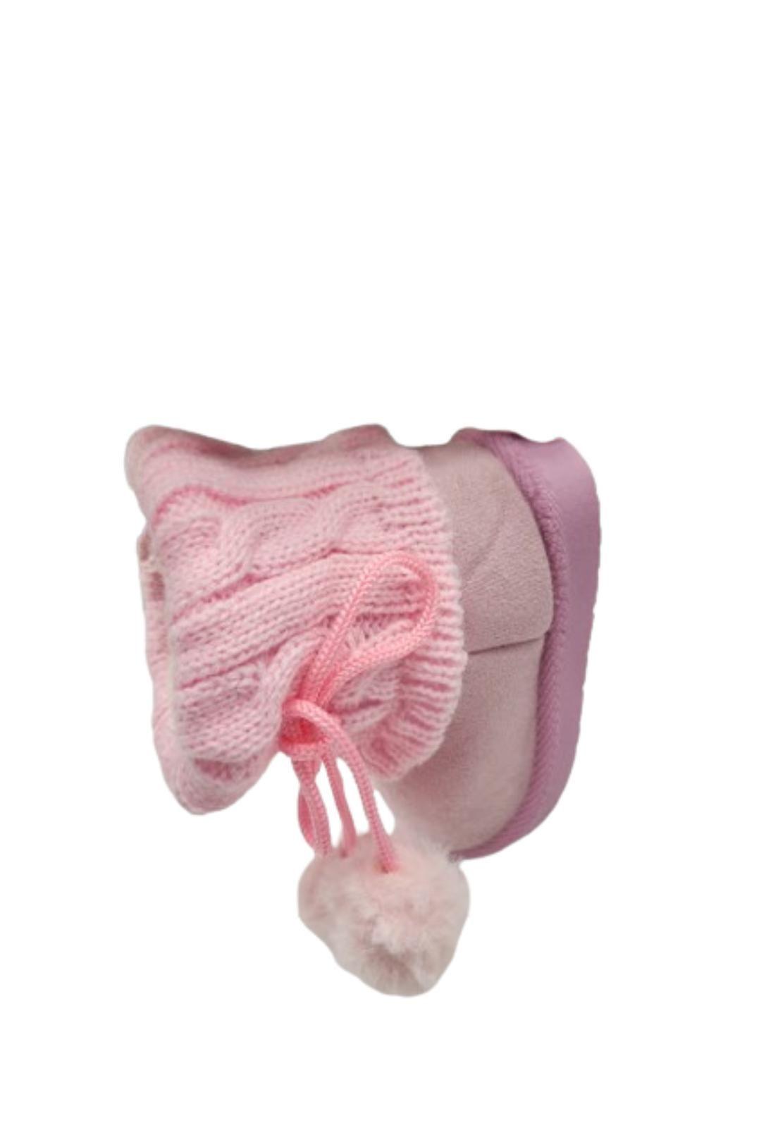 Bota Chiporro Niña Rosado Invierno Pon Pon-3