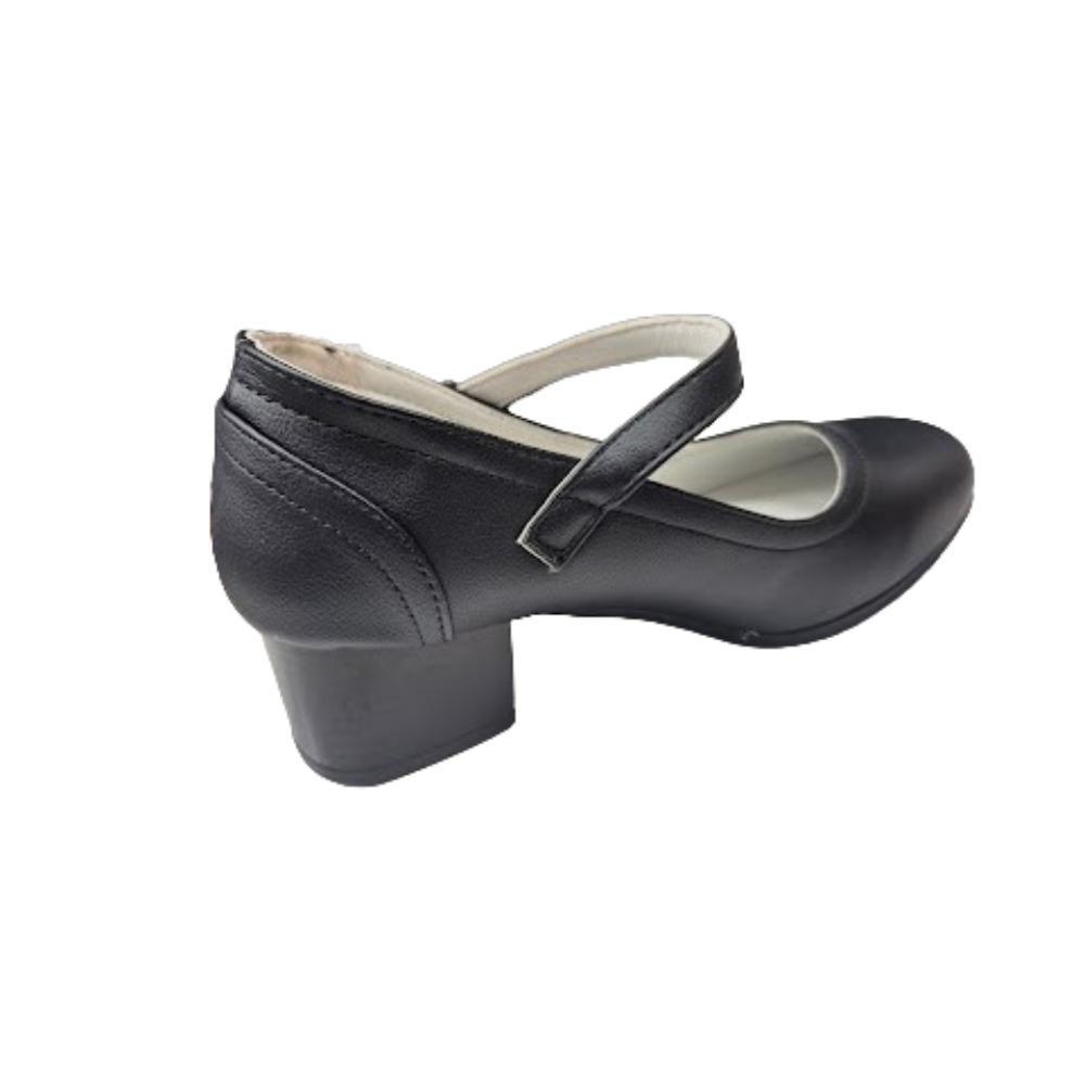 Zapato Cueca Huasa Mujer Negro Taco-1