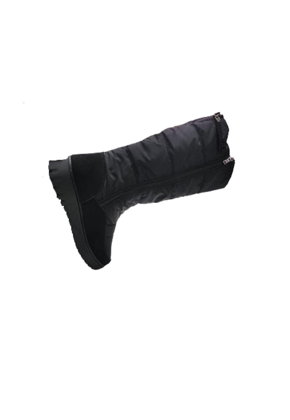 Bota Impermeable Mujer Negro-1