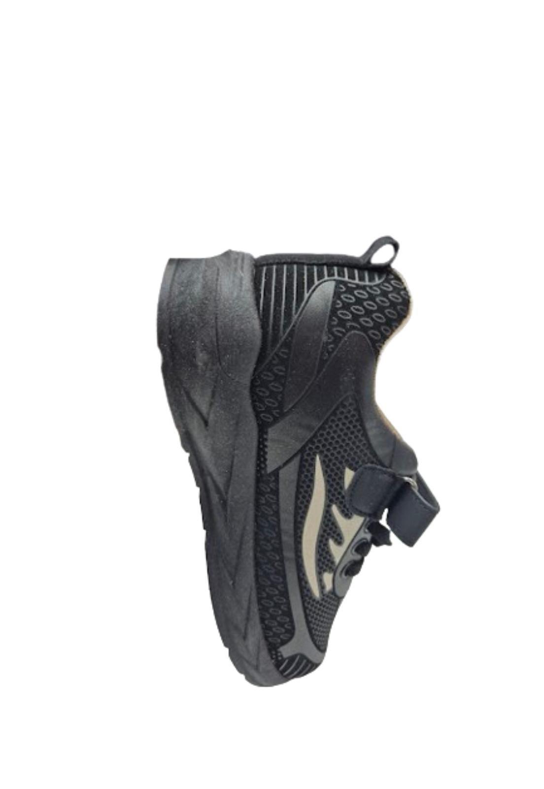 Zapatilla Deportiva Velcro Negro Unisex-2