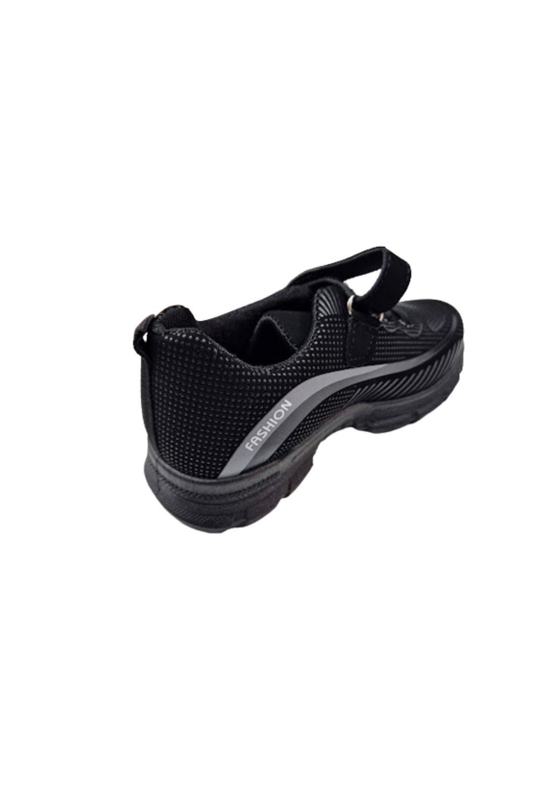 Zapatilla Urbana Negro Niño Velcro-3