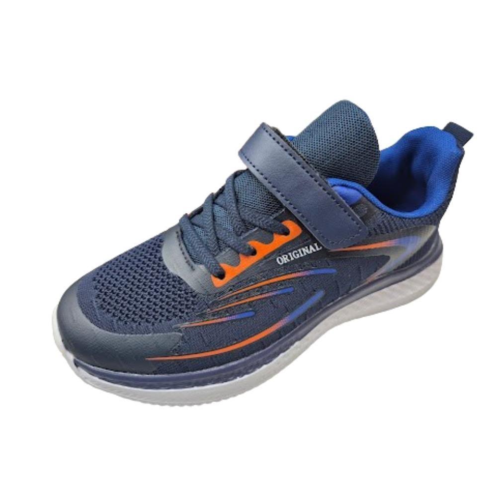 Zapatilla Deportiva Velcro Niño Azul Oscuro-0