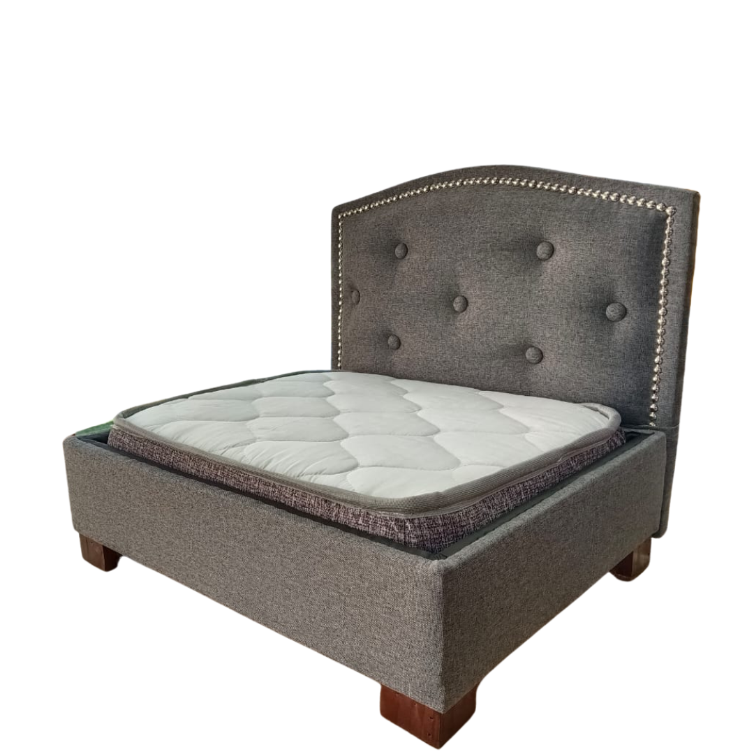 Cama Mascota 60x50 respaldo Curvo-2