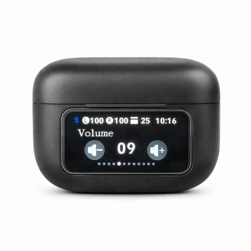 Audífonos A9 Plus Pro ANC+ENC Pantalla Táctil Bluetooth 5.4-0