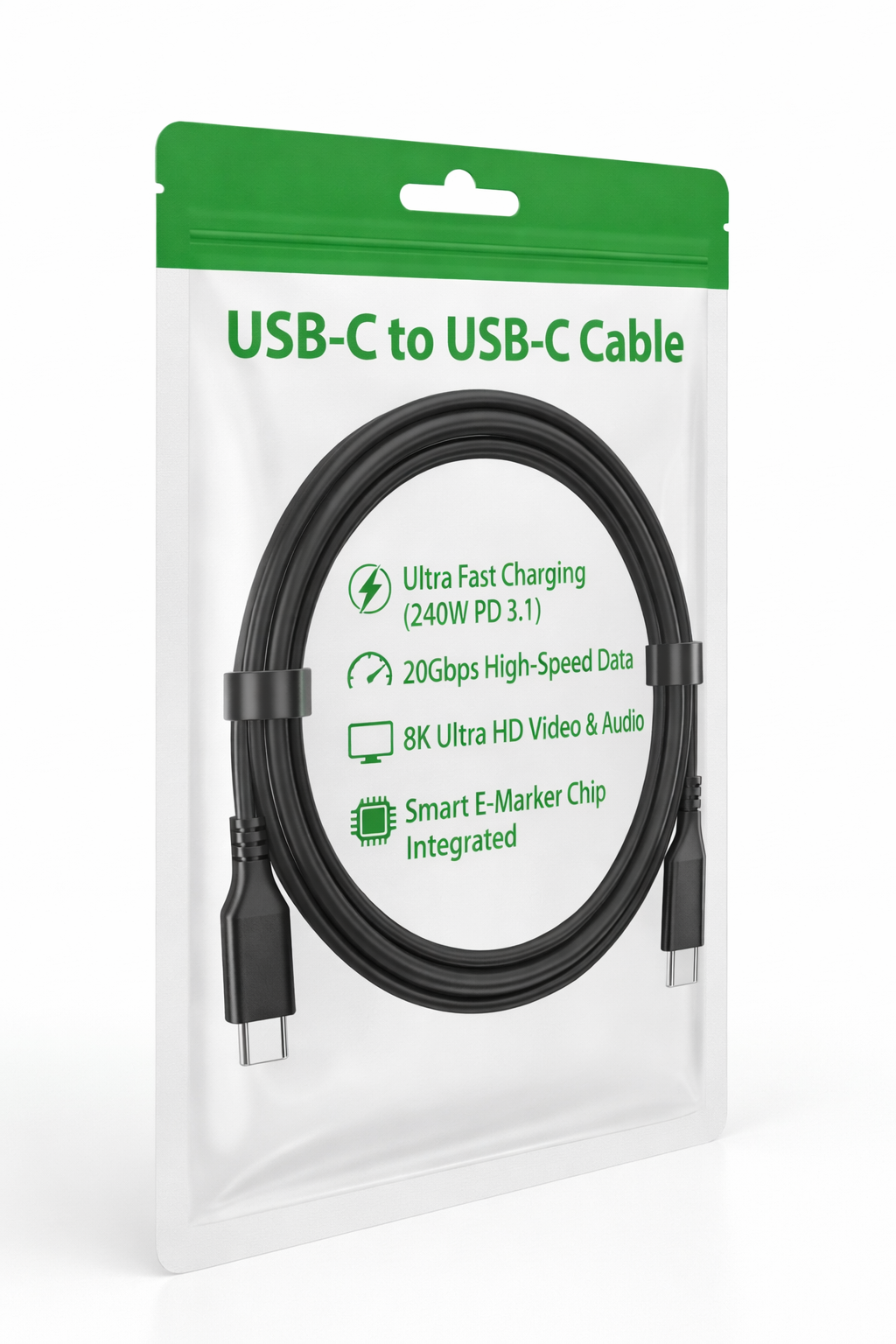 Cable USB C a USB C 2 Metros 240W 8K Carga Ultra R pida Pro-2