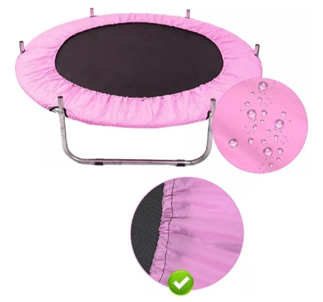 Cama elastica Trampolin Para Niñas Rosada 120X110-2