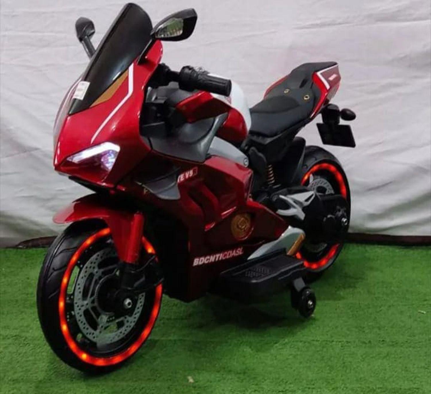 Moto Para Niños A Bateria 12v Rojo-3