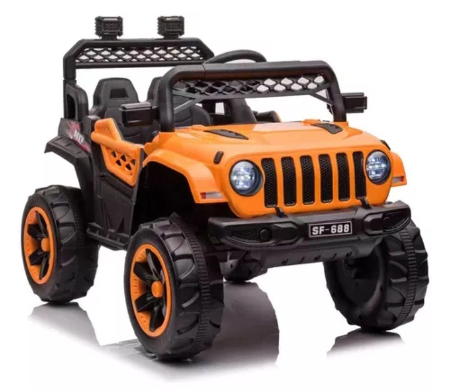 Auto A Bateria 12V Modelo 588 Naranja-0