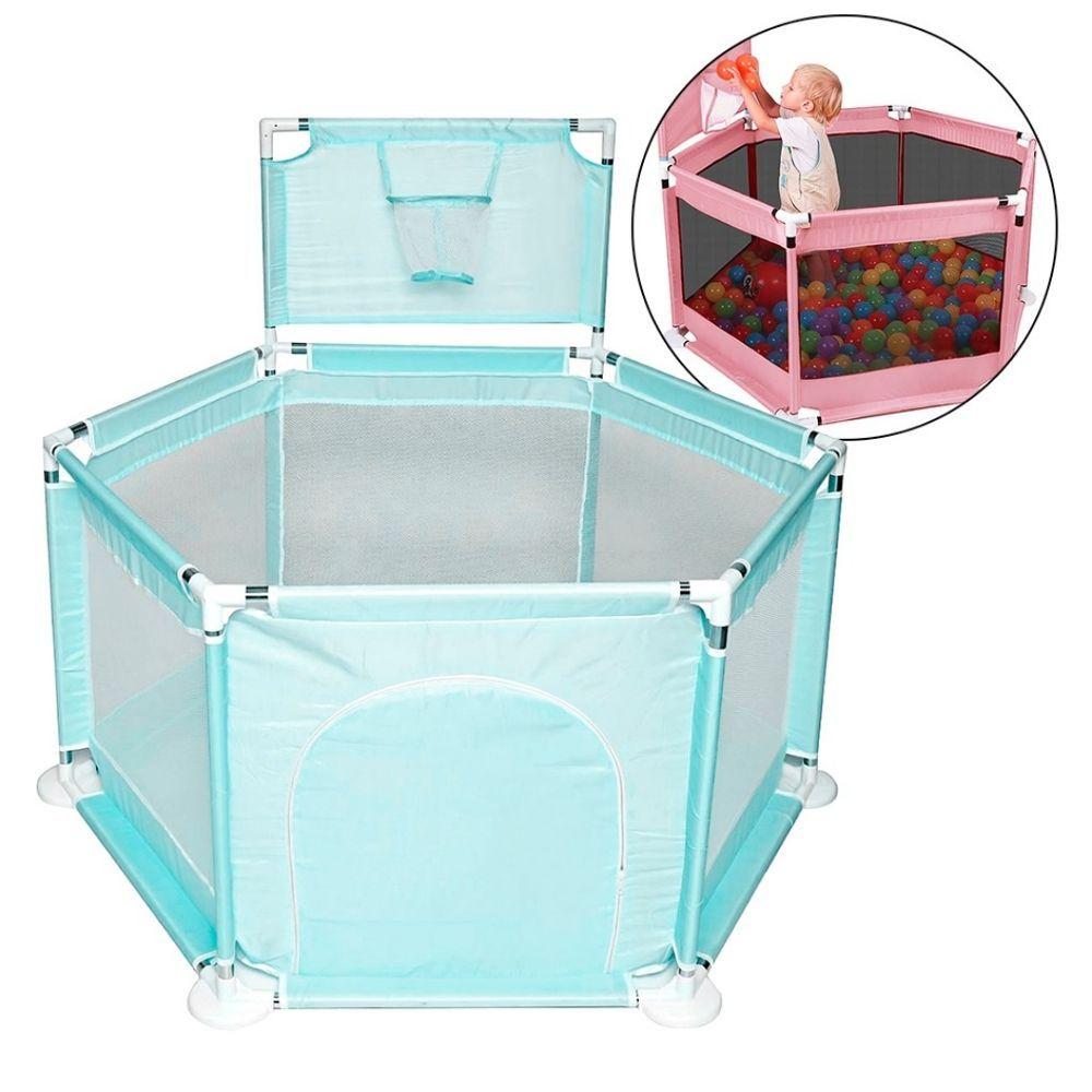 Corral Para Bebes Verde Claro-0