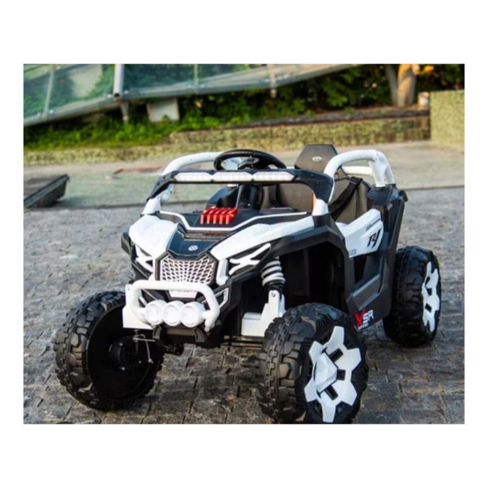 Auto a Bateria Utv 4x4 Con control Remoto Blanco-2