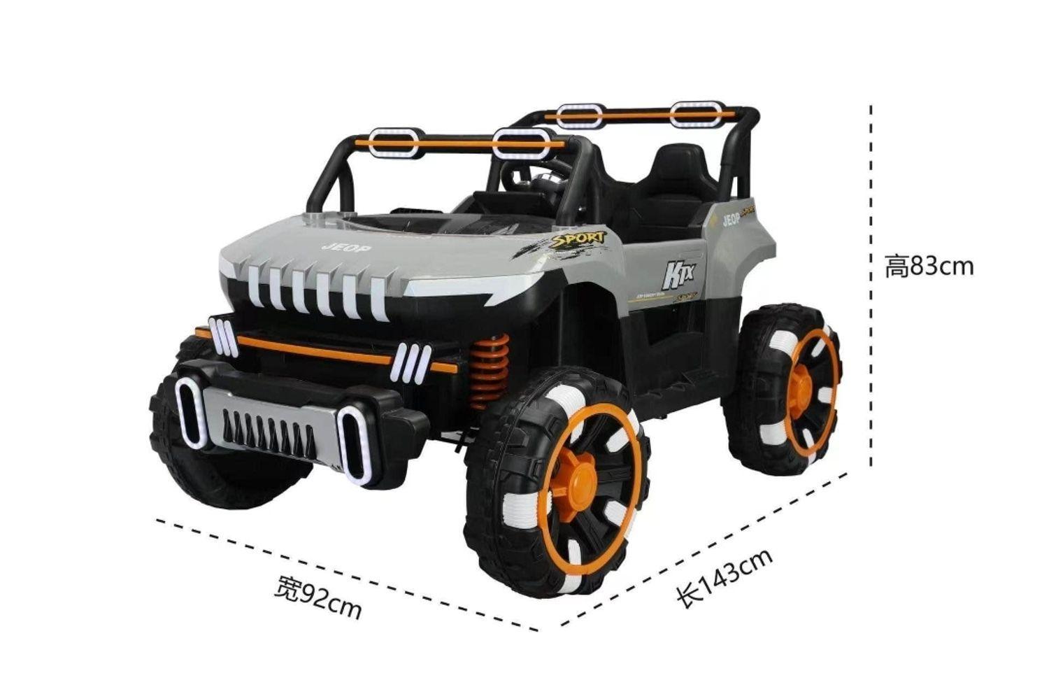 Jeep Auto Luces Led A Bateria 4X4 Rosado-4