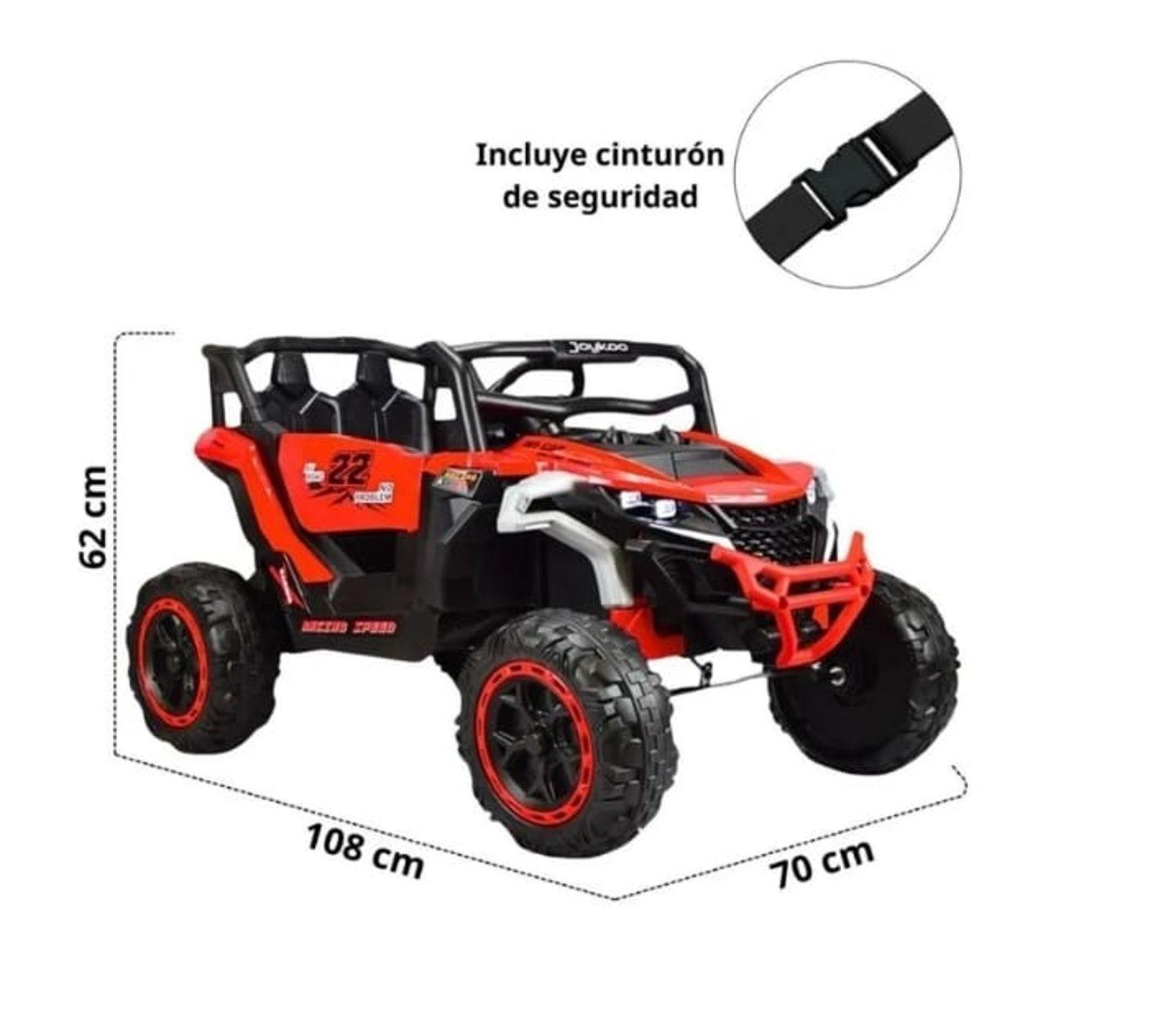 Jepp Auto A Bateria 12v Con Control Remoto Can Am Rojo-2