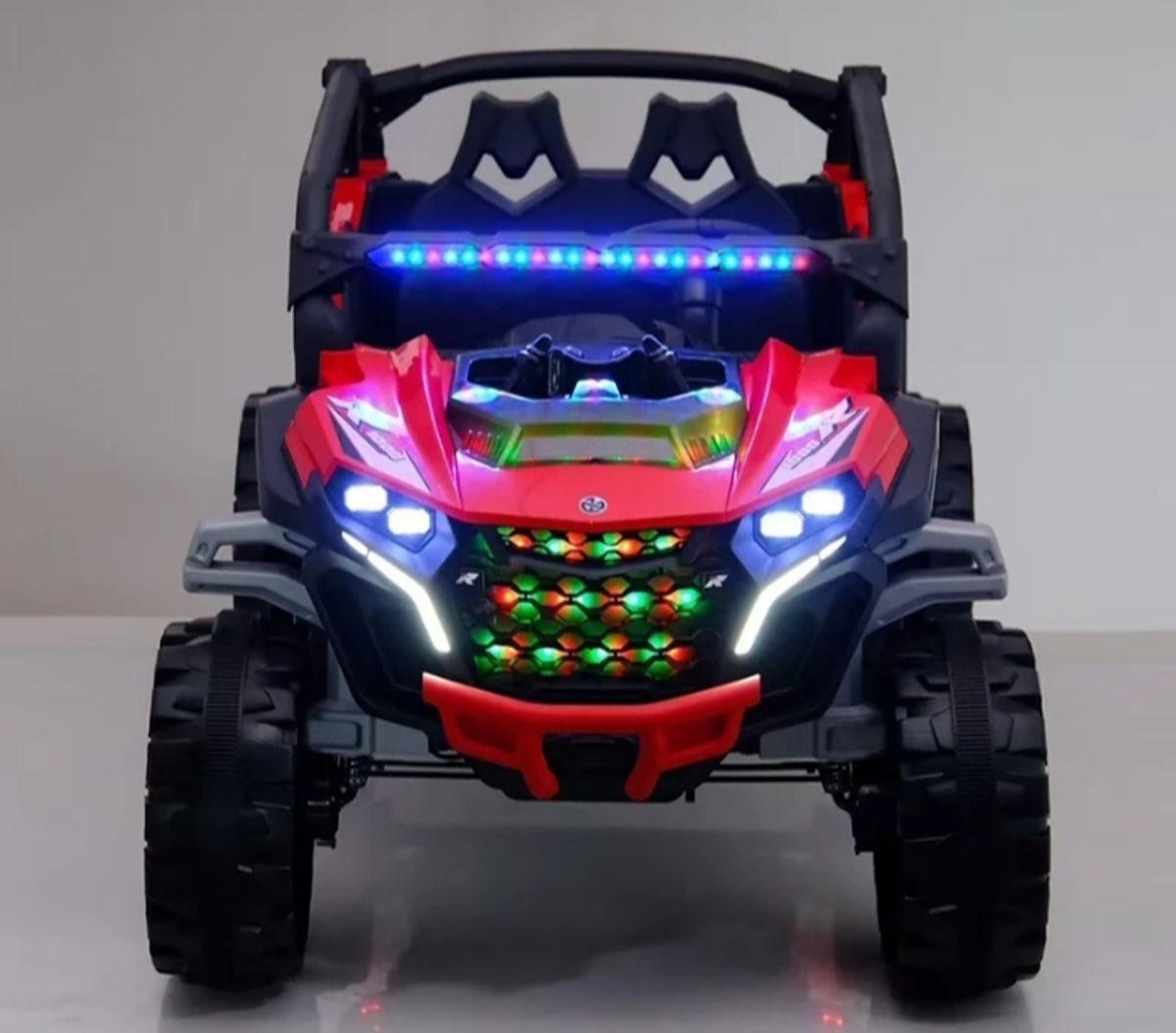 Jeep Auto 4X4 A Bateria 12V Con Control Remoto Rojo 801-3