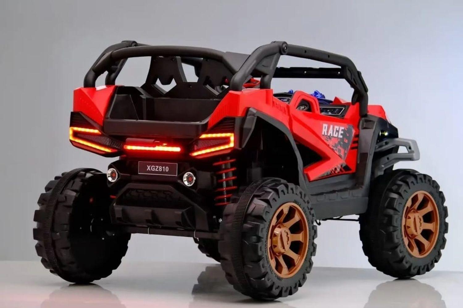 Jeep Auto 4X4 A Bateria 12V Con Control Remoto Rojo 801-1