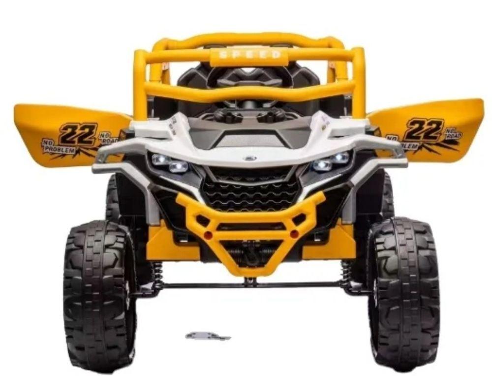 Jeep Auto A Bateria  12V Con Control Remoto Can Am Blanco-0