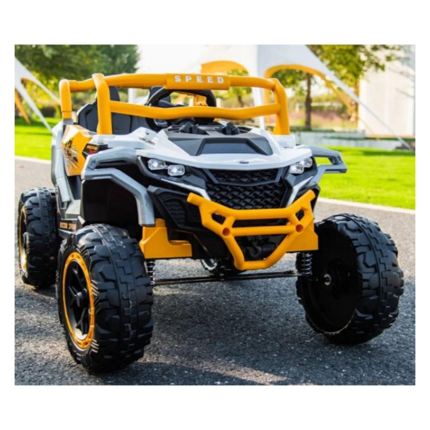 Jeep Auto A Bateria  12V Con Control Remoto Can Am Blanco-3