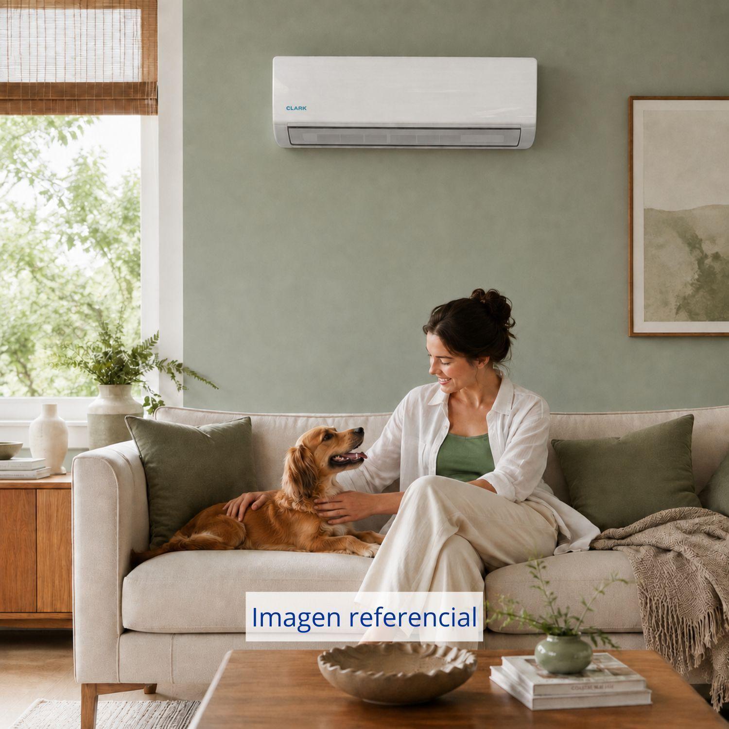 Aire Acondicionado Split Muro Inverter 18 000 BTU CLARK ICRX Frio Calor R32-2