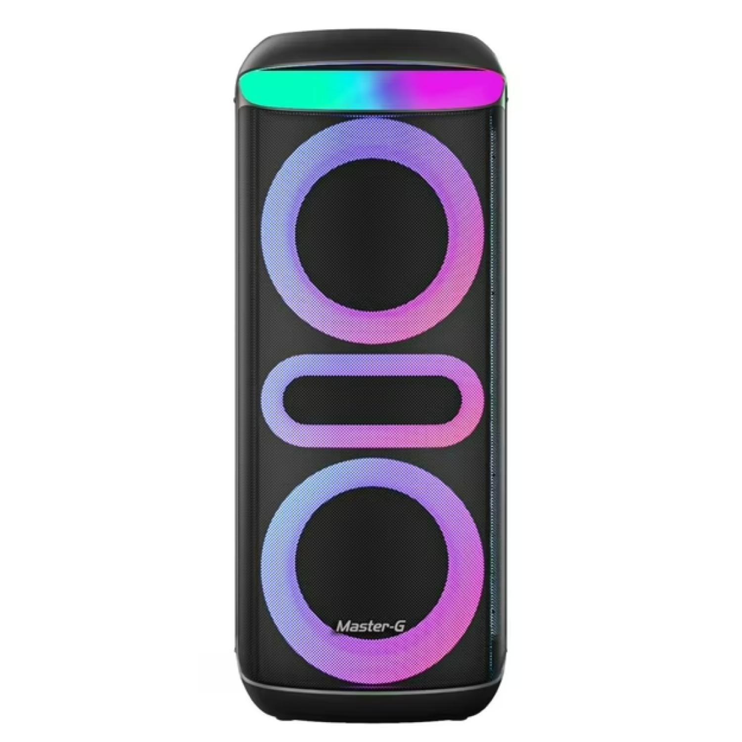 Parlante Bluetooth Portatil 60W Karaoke LED Zeus-2