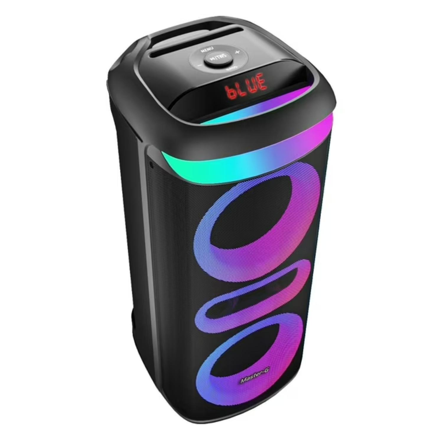 Parlante Bluetooth Portatil 60W Karaoke LED Zeus-3
