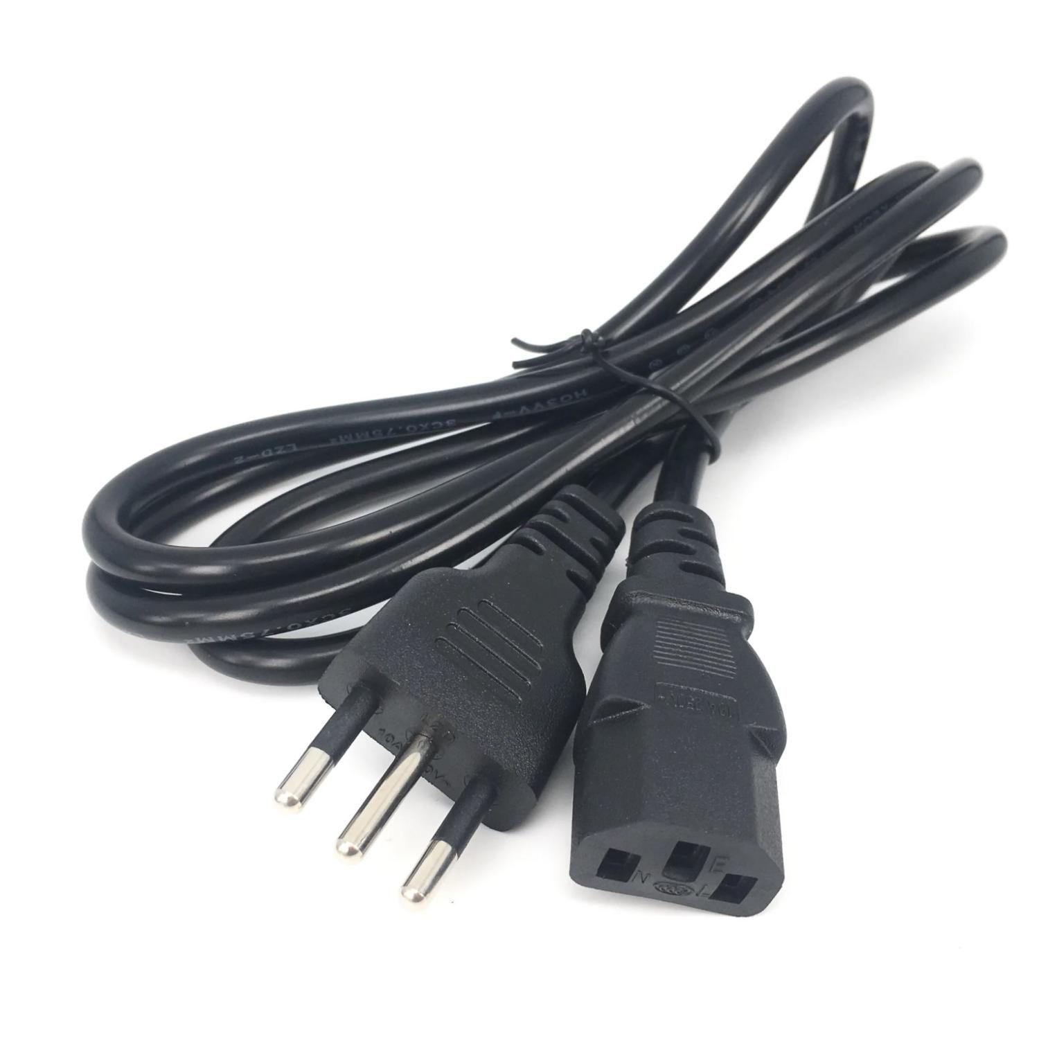 Cable De Poder Para Fuente de Poder 1.8Mts Negro-0