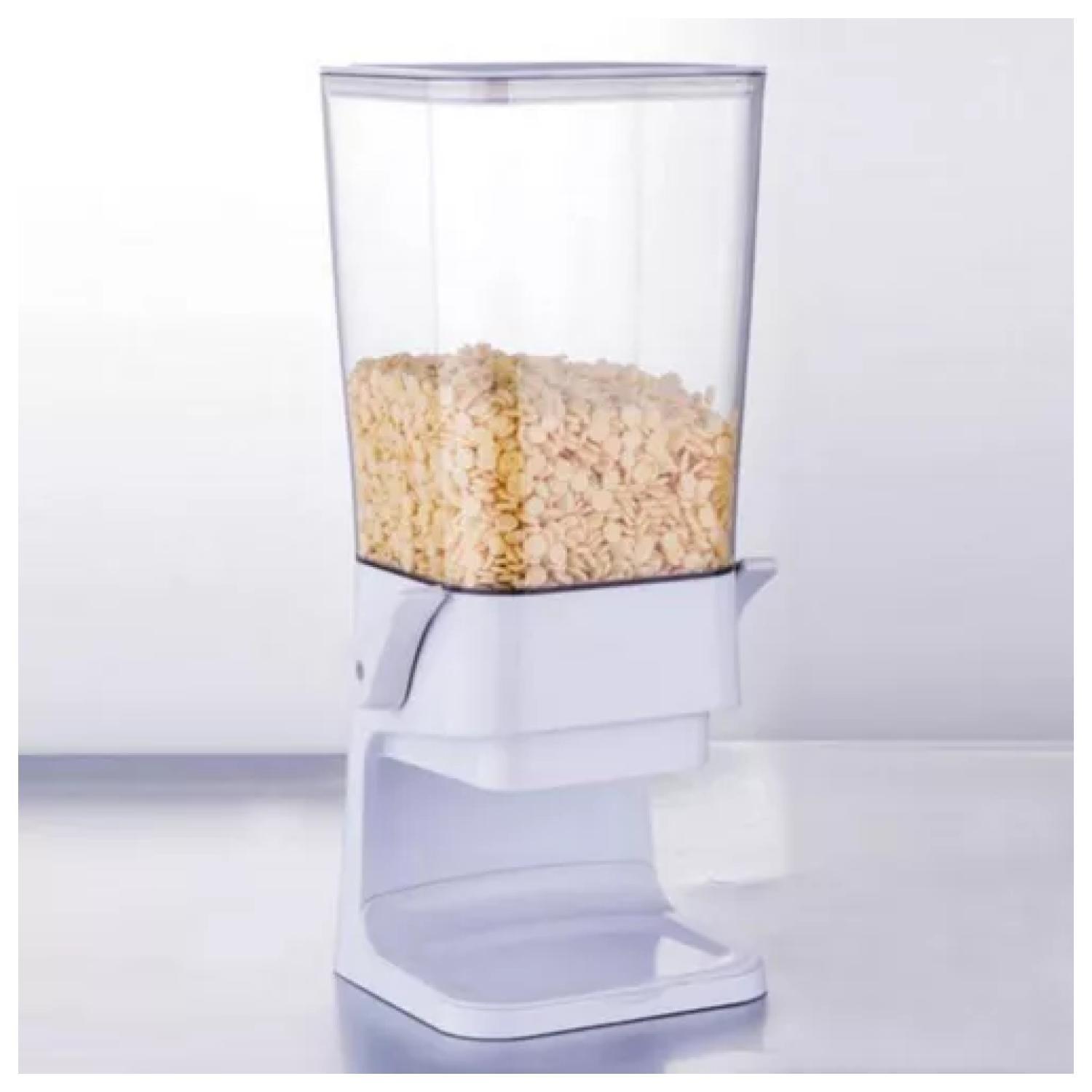 Dispensador De Cereales Hermetico Blanco Practico Cocina-2