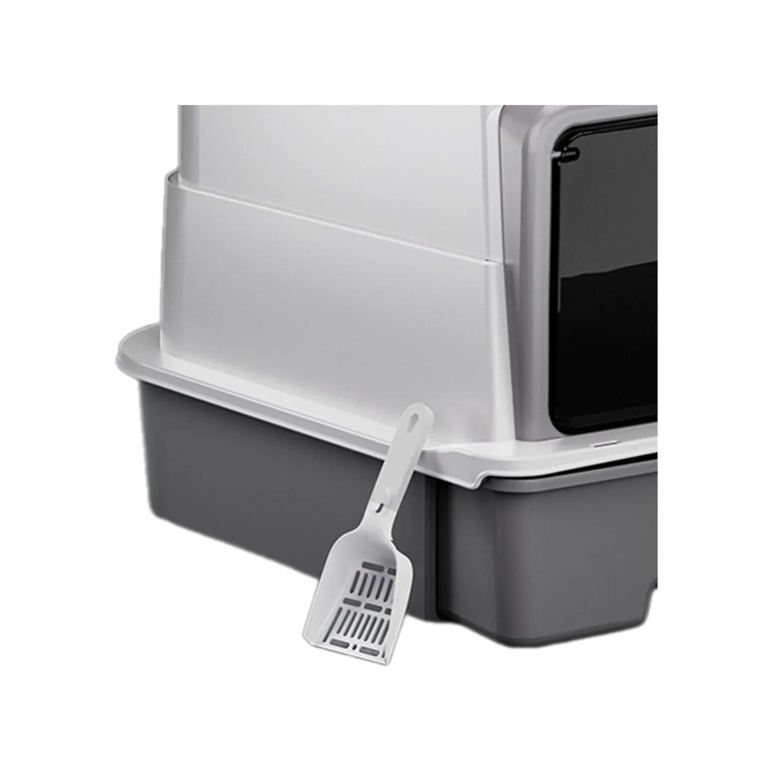 Arenero Con Cajon Deslizable Doble Acceso Para Gatos Mascotas-2