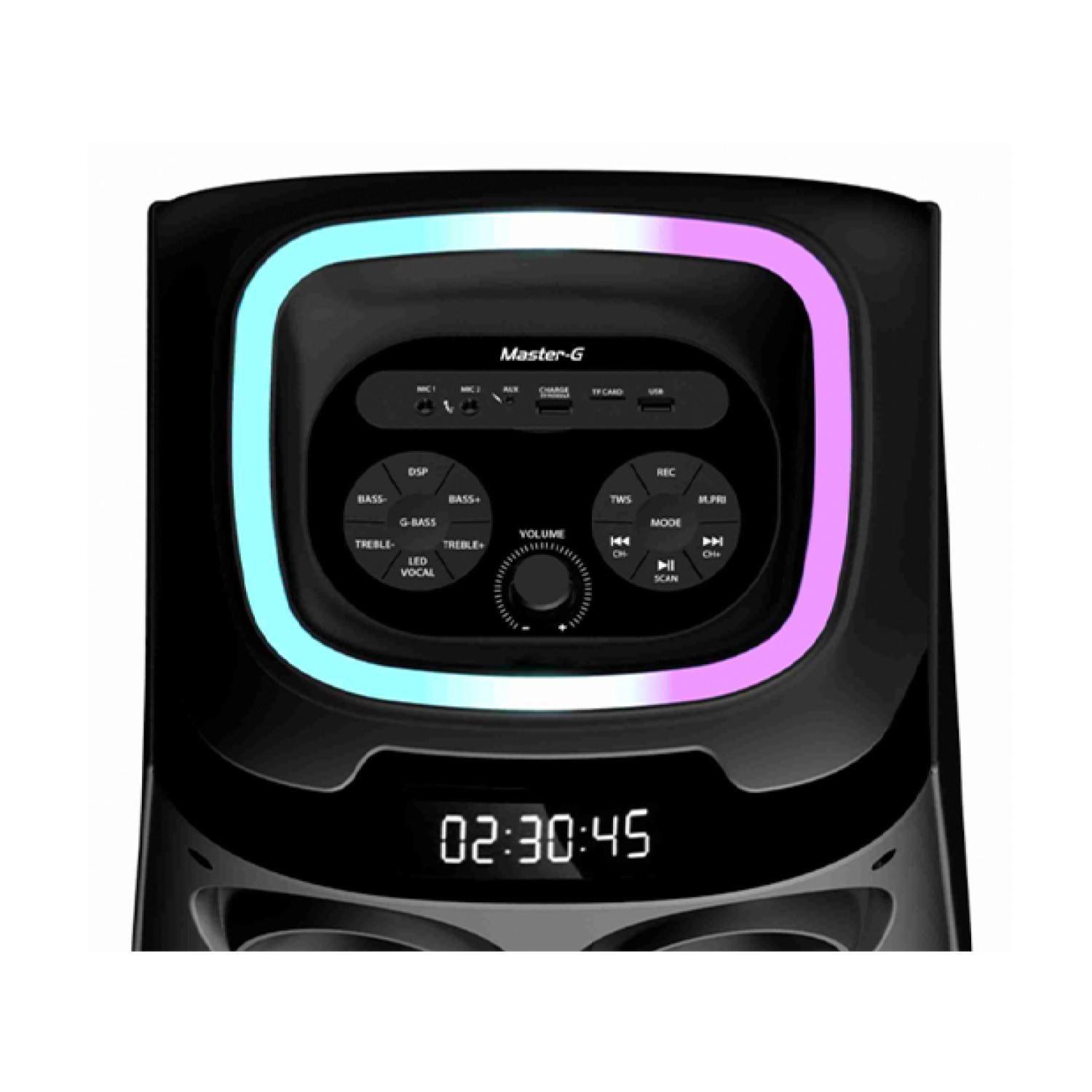 Parlante Karaoke Bluetooth 100W RGB Discovibes-1