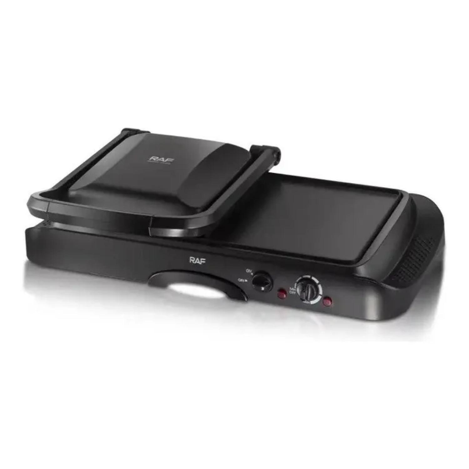 Parrilla Electrica 2 En 1 Panini Gril 1600W Negro R2695 RAF-2