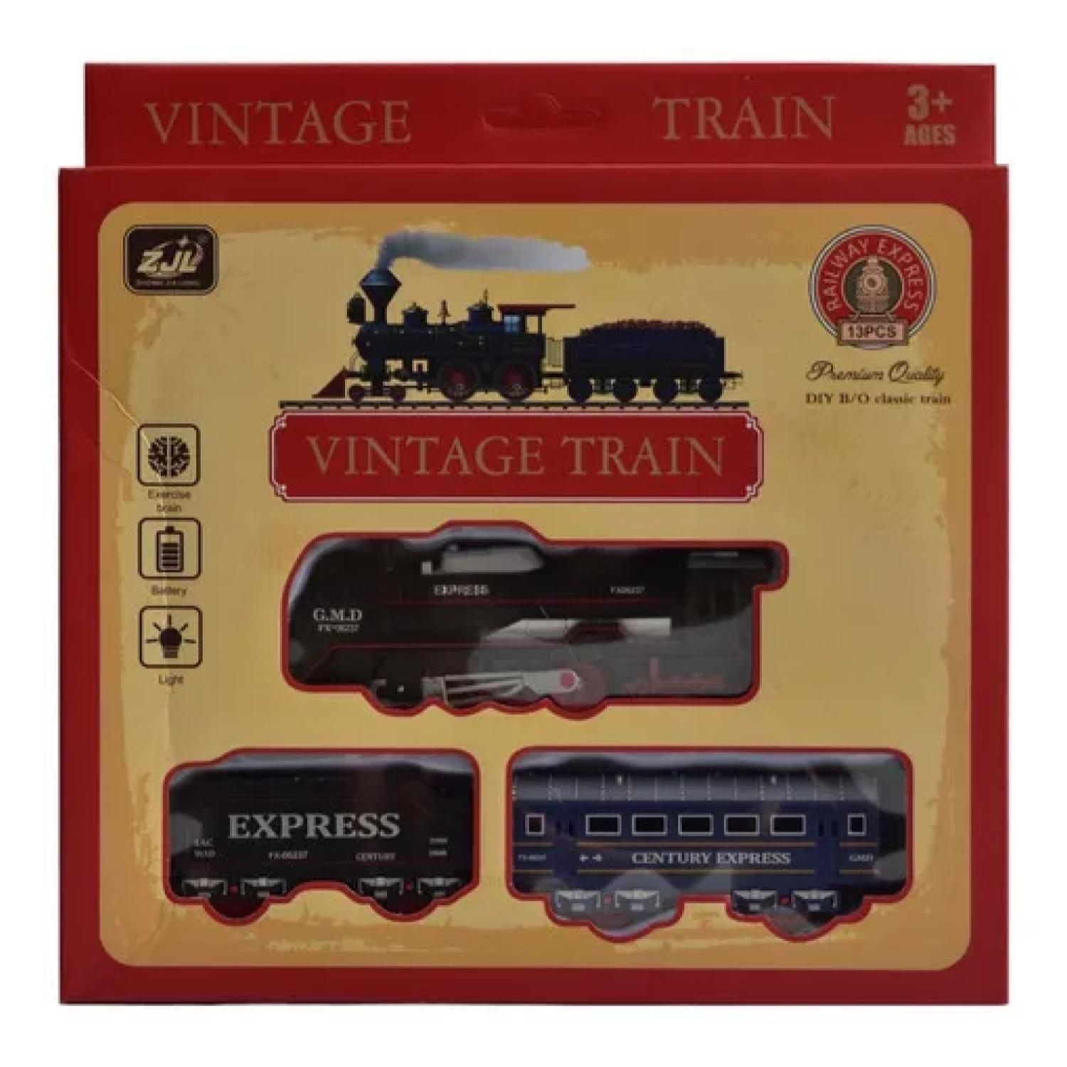 Juguete Tren Locomotora Con Vagones Accesorios Infnatil-5