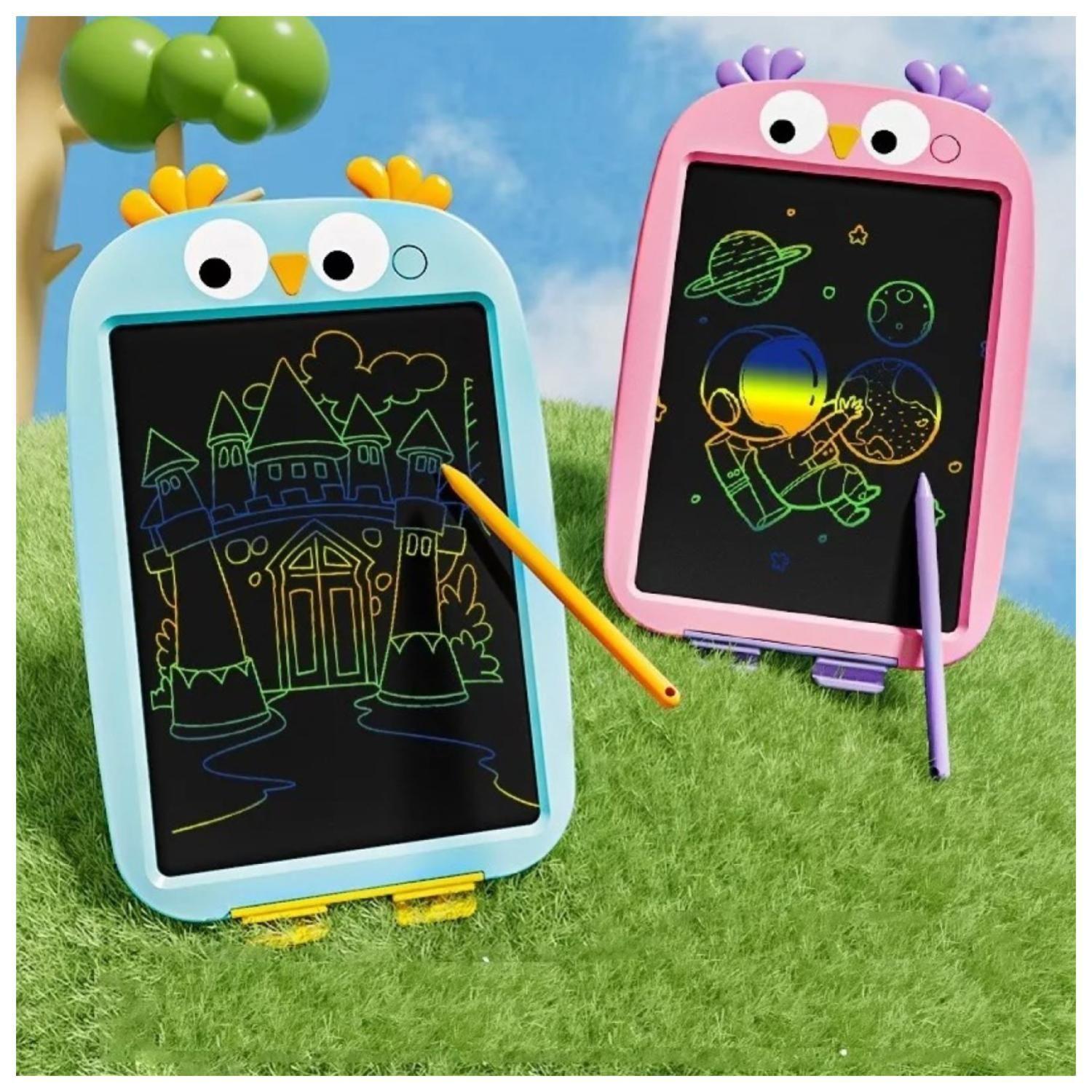 Juguete Pizarra Magica LED Con Plumon Rosado Diseño Infantil-3