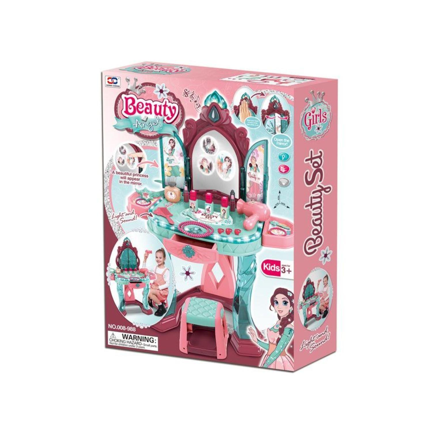 Juguete Tocador Infantil 18Pzas Luces Y Sonidos Princesa Infantil-5