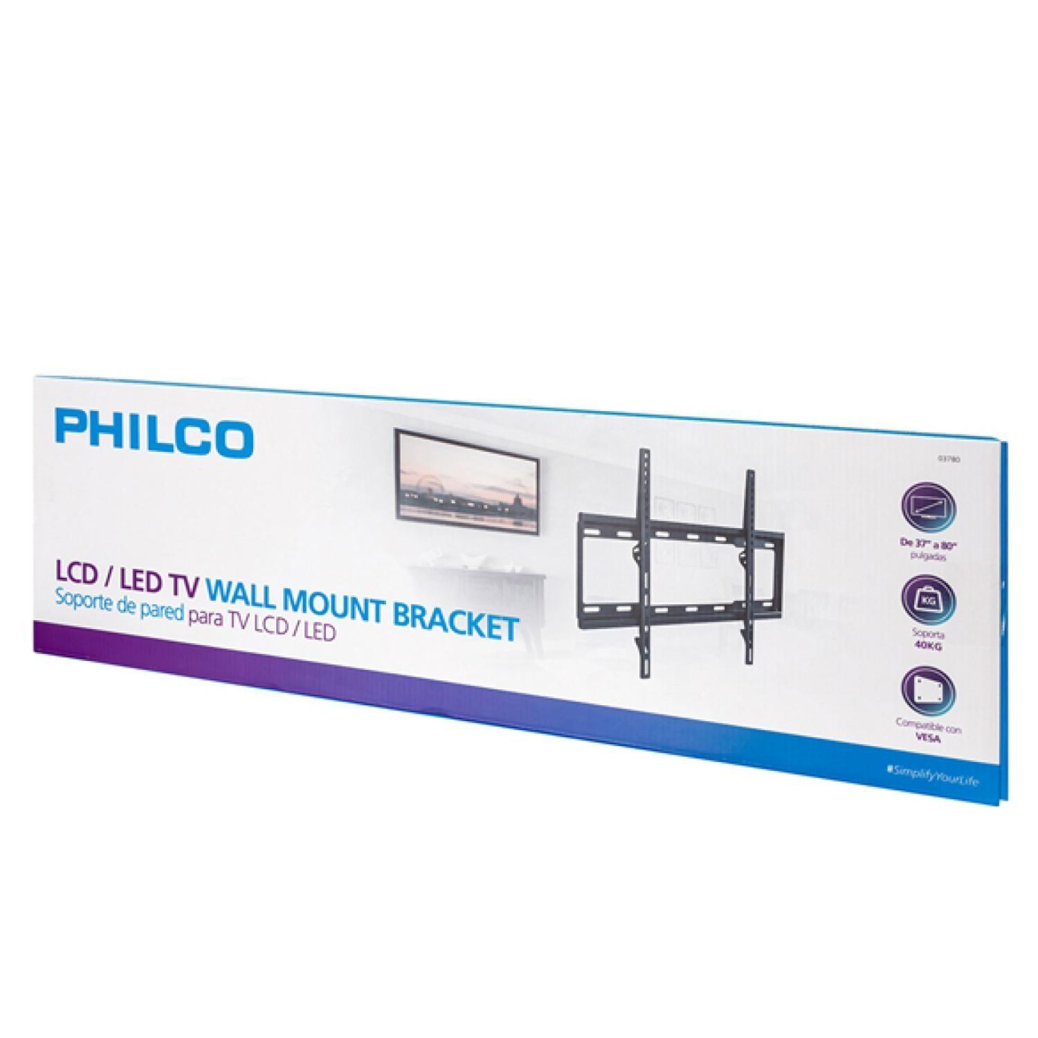 Soporte TV LED LCD Smart Tv Fijo A la Pared 37" A 80" Philco-3