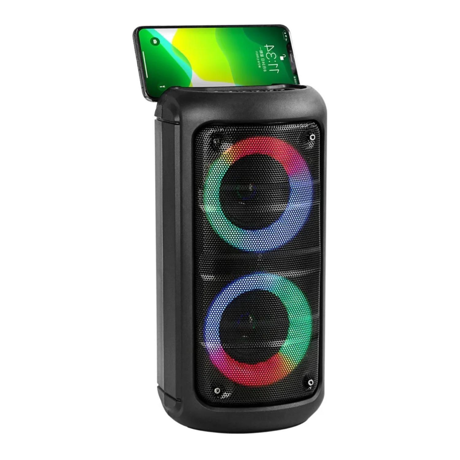 Parlante bluetooth Karaoke TWS 2000W RGB ColorFell 9101-2