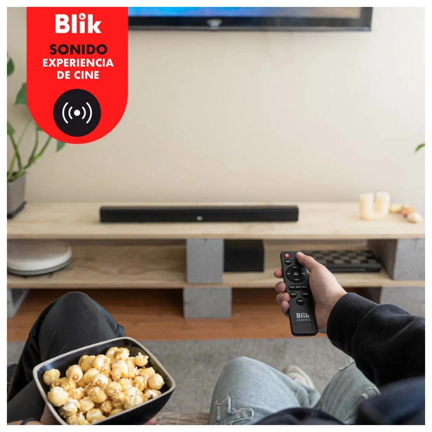 Barra De Sonido 24W Bluetooth Negro Surreal24-4