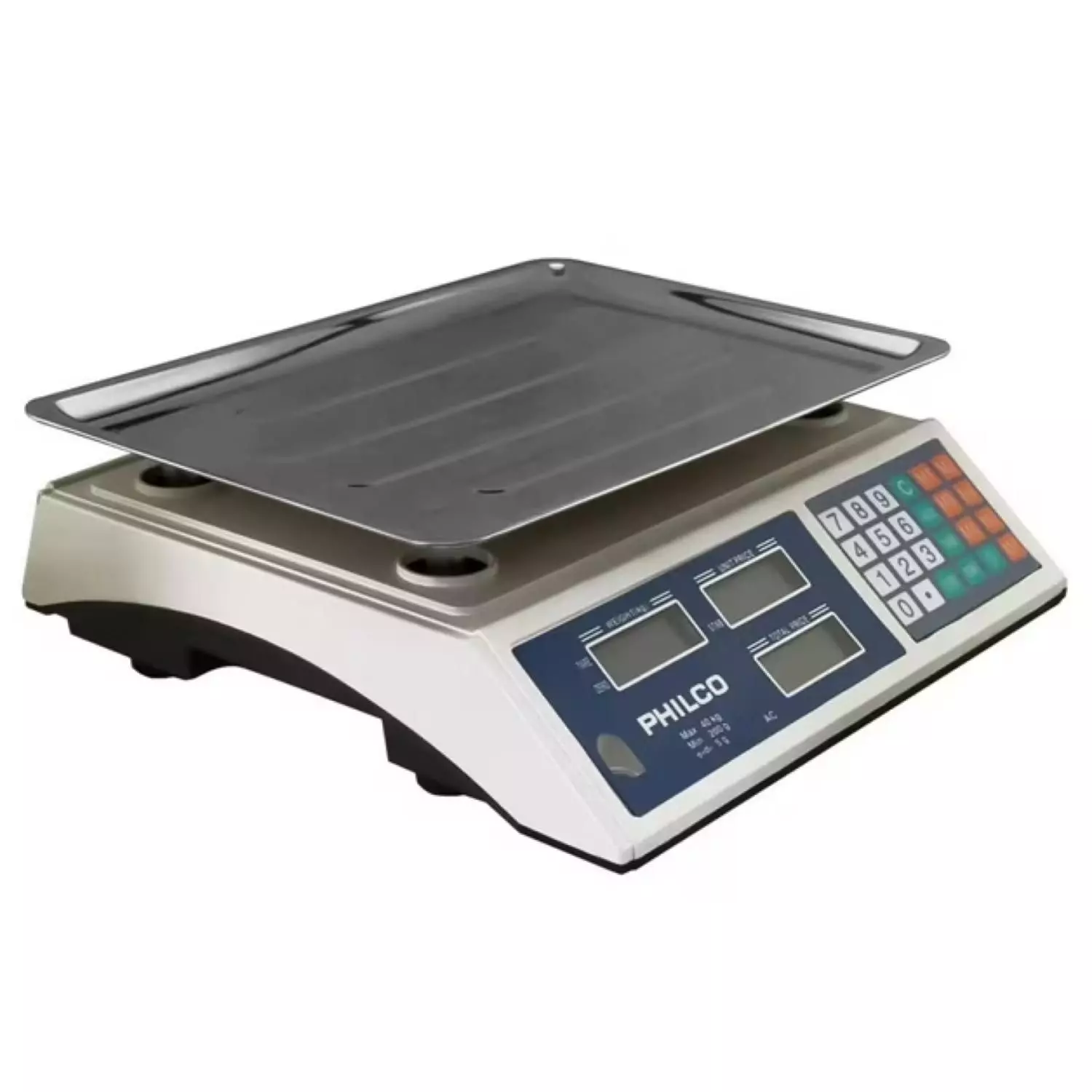 Balanza Peso Digital 40Kg LCD Acero Inoxidable CS841-0
