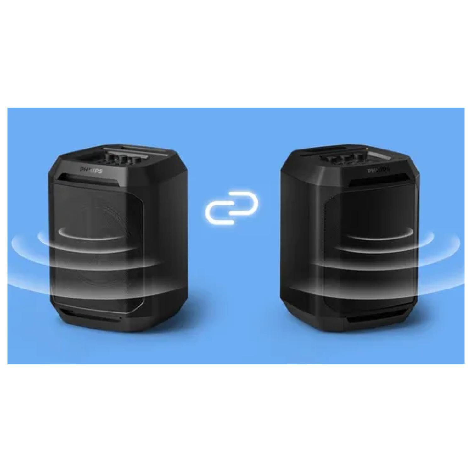 Parlante Bluetooth 30W  Woofer LED Negro Tax2208-3
