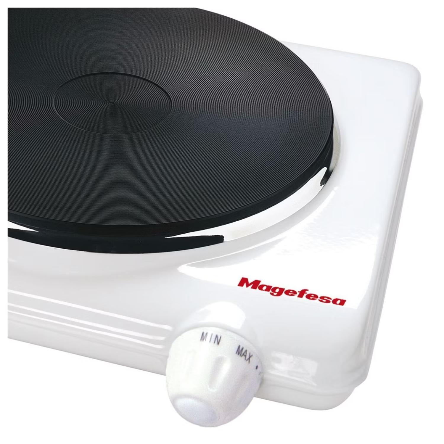 Cocina Encimera Electrica 1 Plato 1500W Blanco MGF8012-2
