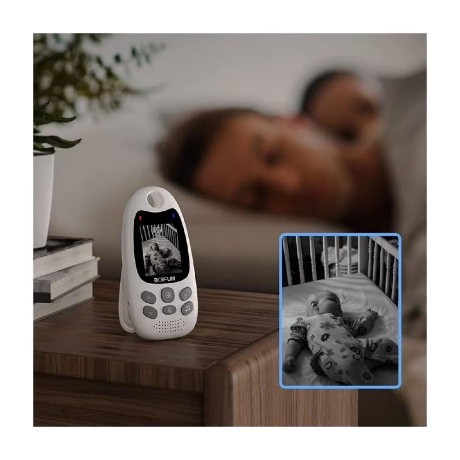 Camara Monitor De Bebe WiFi Seguridad Alarma Infantil-2