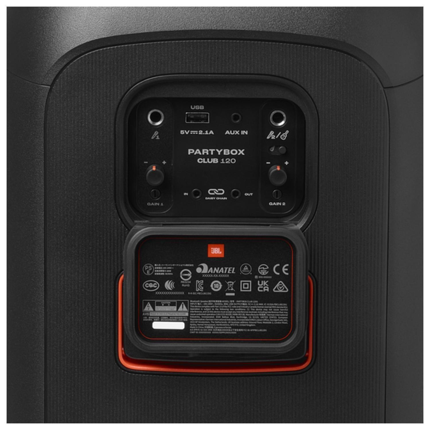 Parlante Bluetooth 160W IPX4 RGB PartyBox Club 120-5