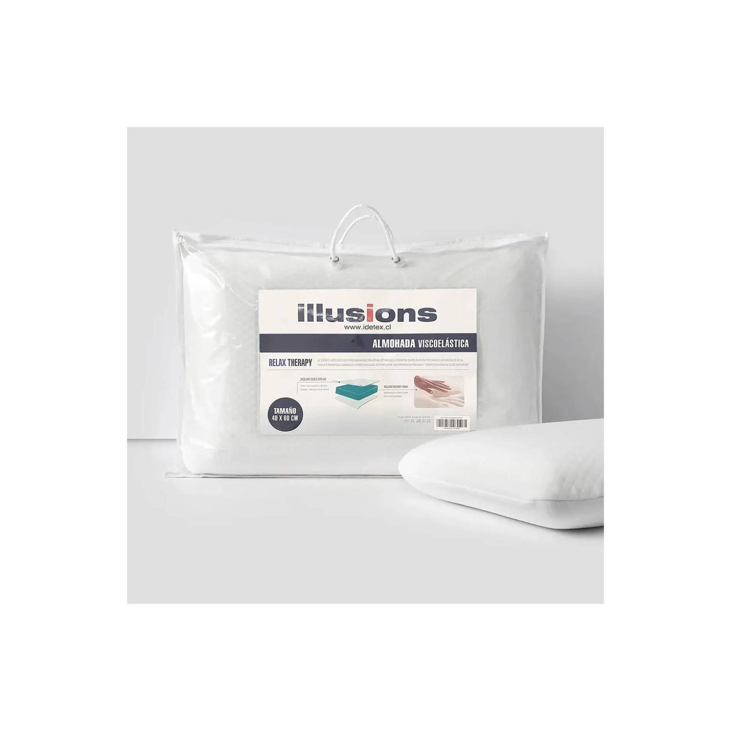 Almohada Viscoelasticada 40x60cm Relax Therapy Illusions-2