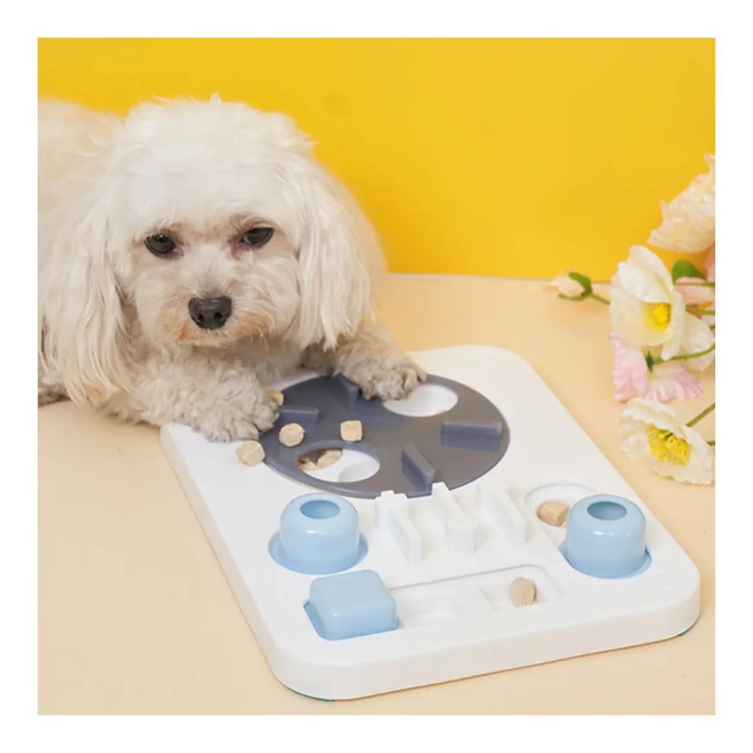 Plato De Comida Lenta Antiansiedad Para Perros Mascotas-2