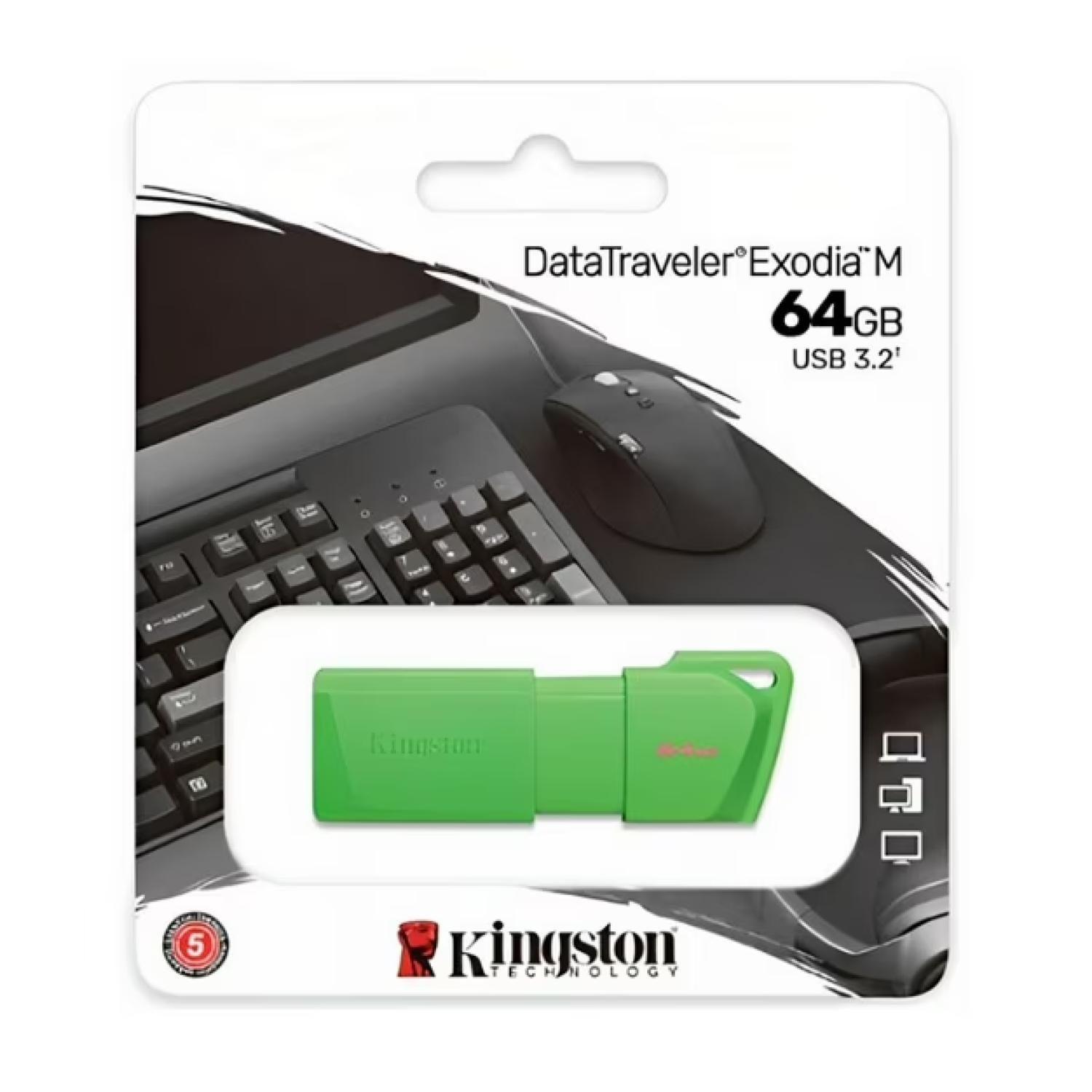 Pendrive USB 3.2 64Gb Verde DTXM Neon-3